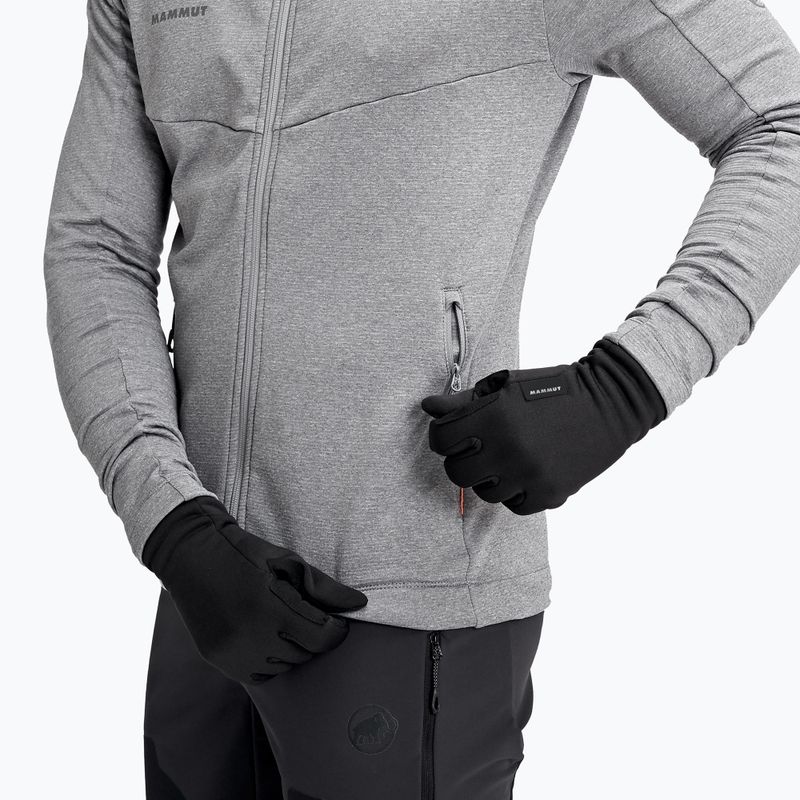 Trekingové rukavice Mammut Fleece Pro černé 6