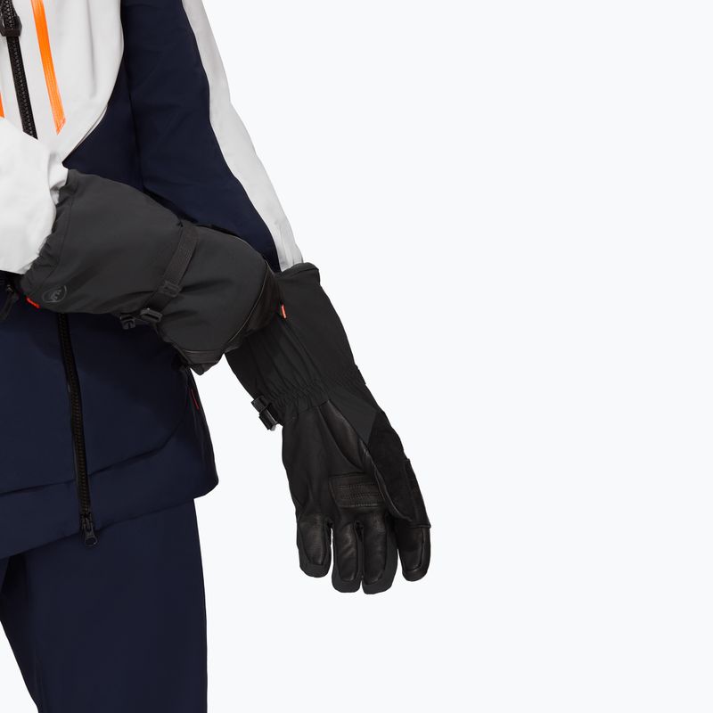 Trekingové rukavice Mammut Masao 3 v 1 černé 1190-00310-0001-1100 11