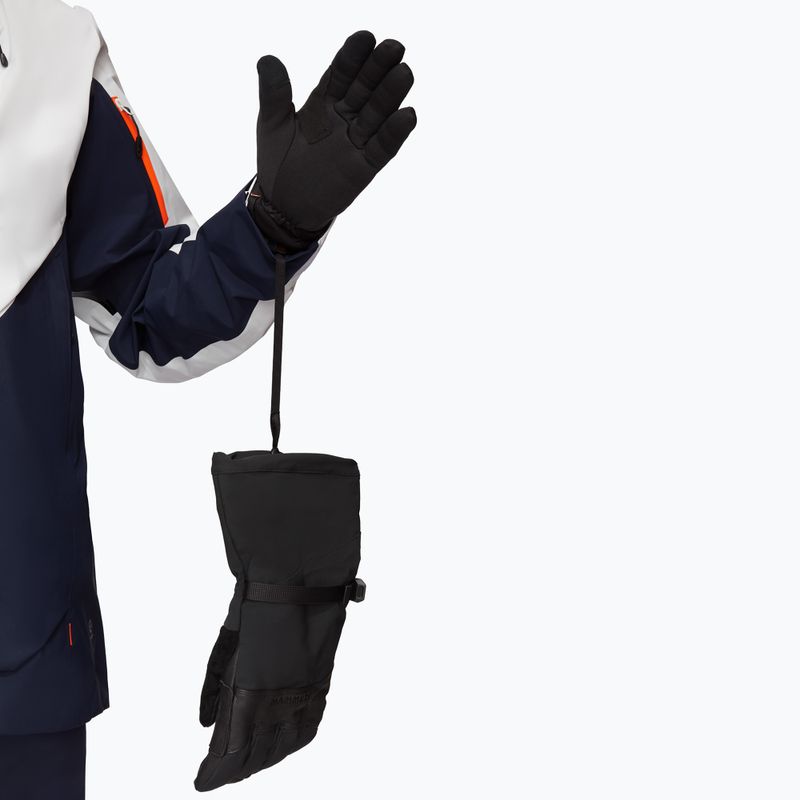 Trekingové rukavice Mammut Masao 3 v 1 černé 1190-00310-0001-1100 12