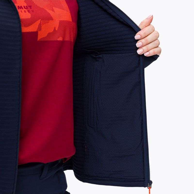 Dámská treková mikina MAMMUT Aconcagua Light Ml tmavě modrá 5