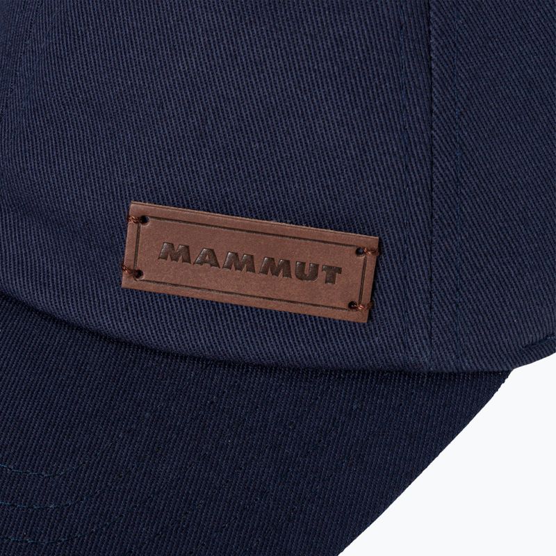 Kšiltovka MAMMUT Baseball tmavě modrá 5