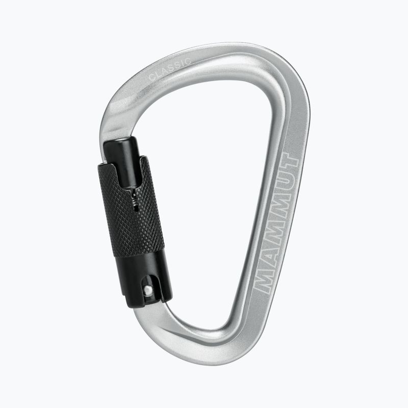 Lezecká karabina Mammut Classic HMS Twistlock Plus light grey 4