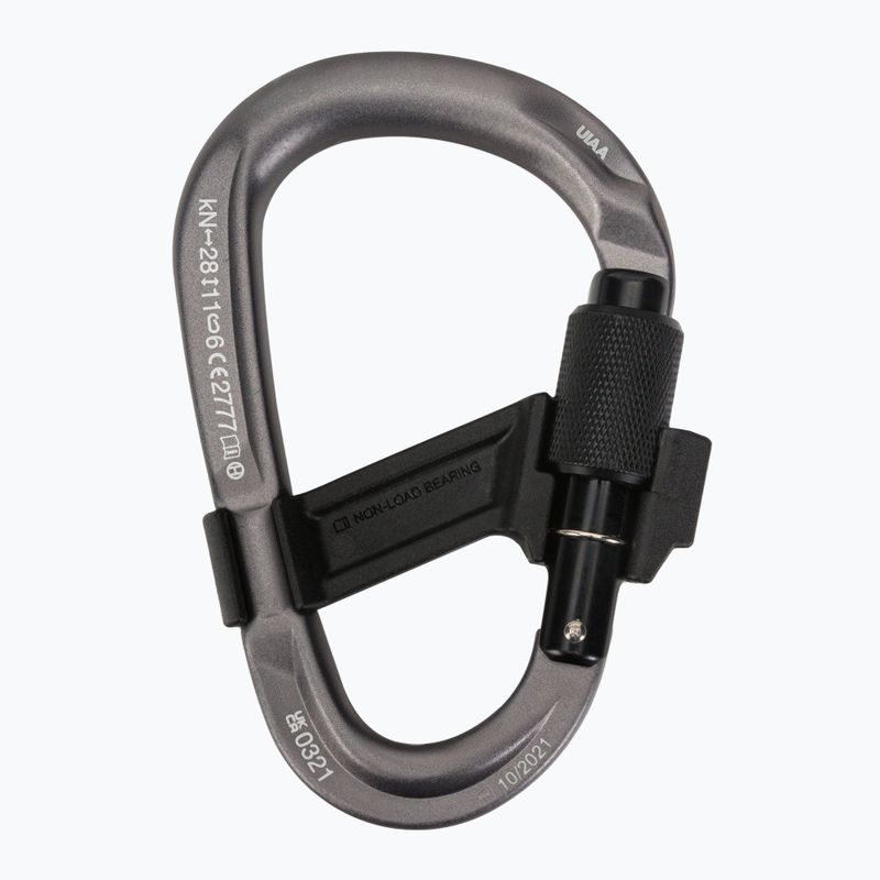 Horolezecká karabina Mammut Smart HMS 2.0 Screwgate grey
