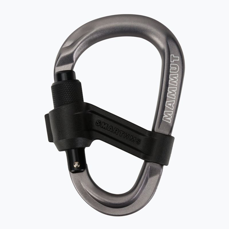 Horolezecká karabina Mammut Smart HMS 2.0 Screwgate grey 2