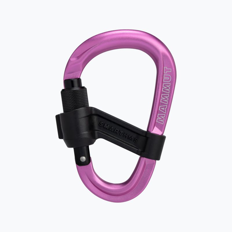 Karabina MAMMUT Smart HMS 2.0 Screwgate Carabiner růžová 4