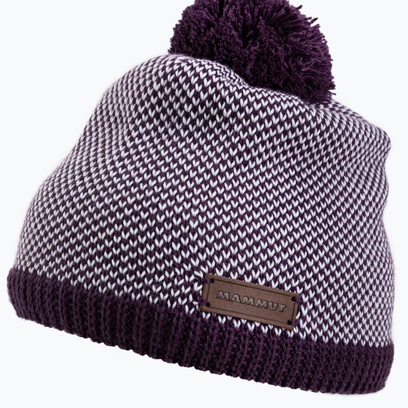 Dámská zimní čepice Mammut Snow fialovo-bílá 1191-01120-6411-1 3