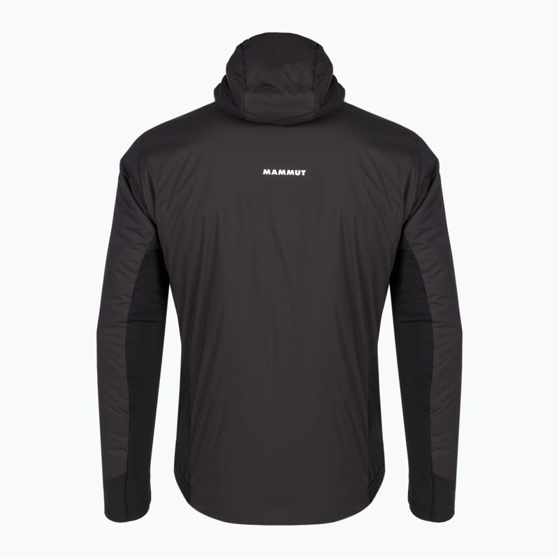Pánská péřová bunda Mammut Rime Light IN Flex s kapucí černá 5