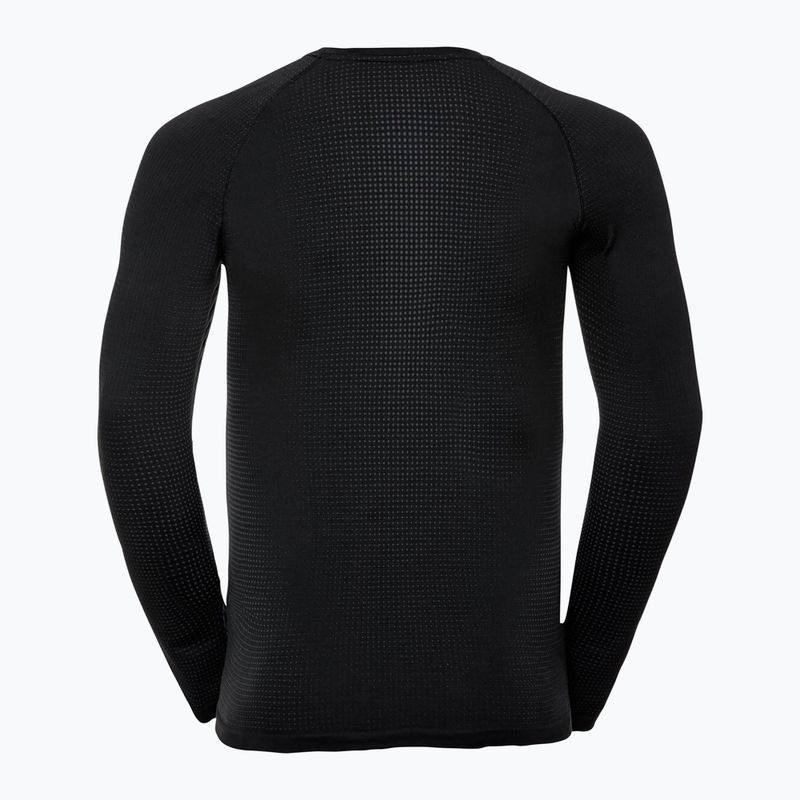 Pánské termo tričko longsleeve  ODLO Performance Warm Bl Top Crew Neck black keystyle 4