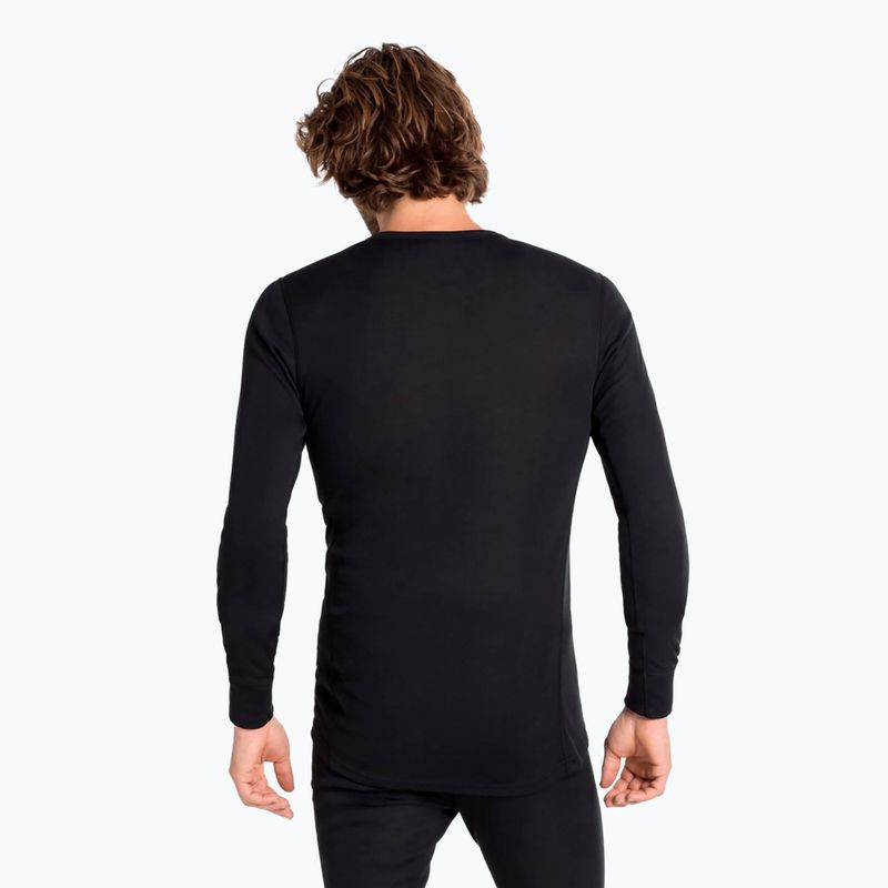 Pánská termoakční mikina ODLO Active Warm Bl Top Crew Neck black 2