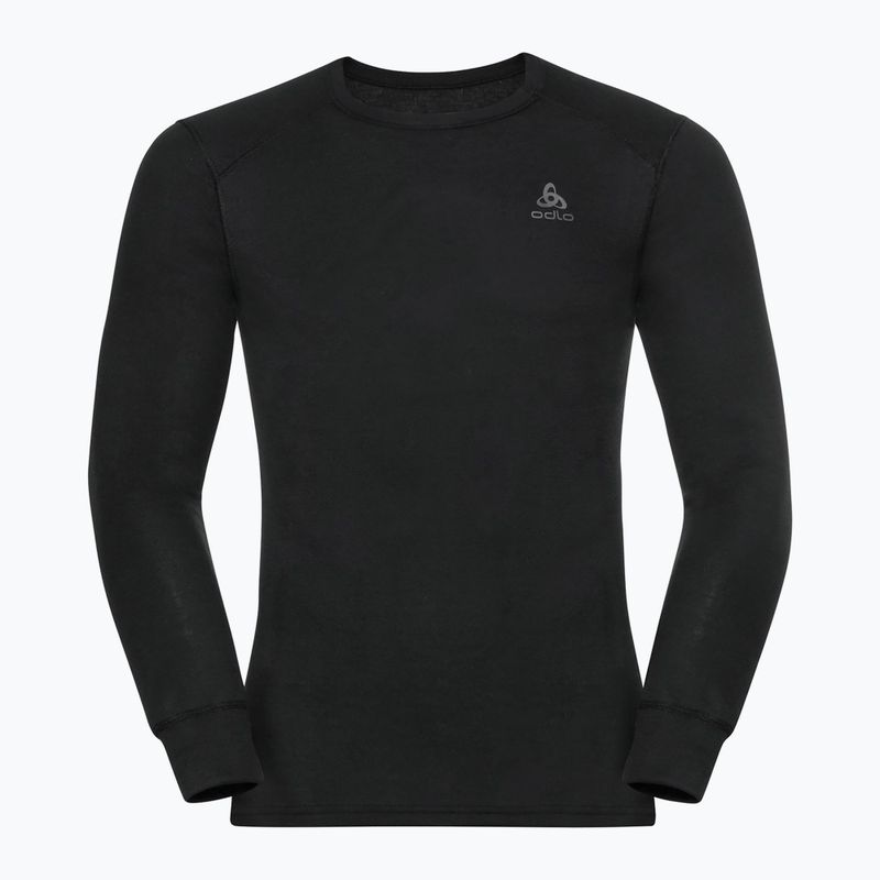 Pánská termoakční mikina ODLO Active Warm Bl Top Crew Neck black 3