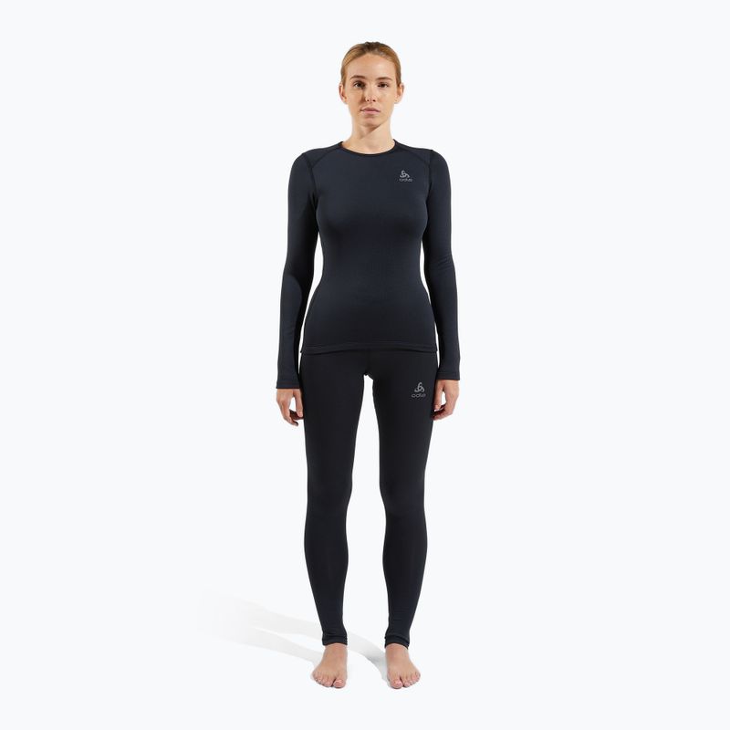 Dámská termoakční mikina ODLO Fundamentals Active Warm Bl Top Crew Neck black 2