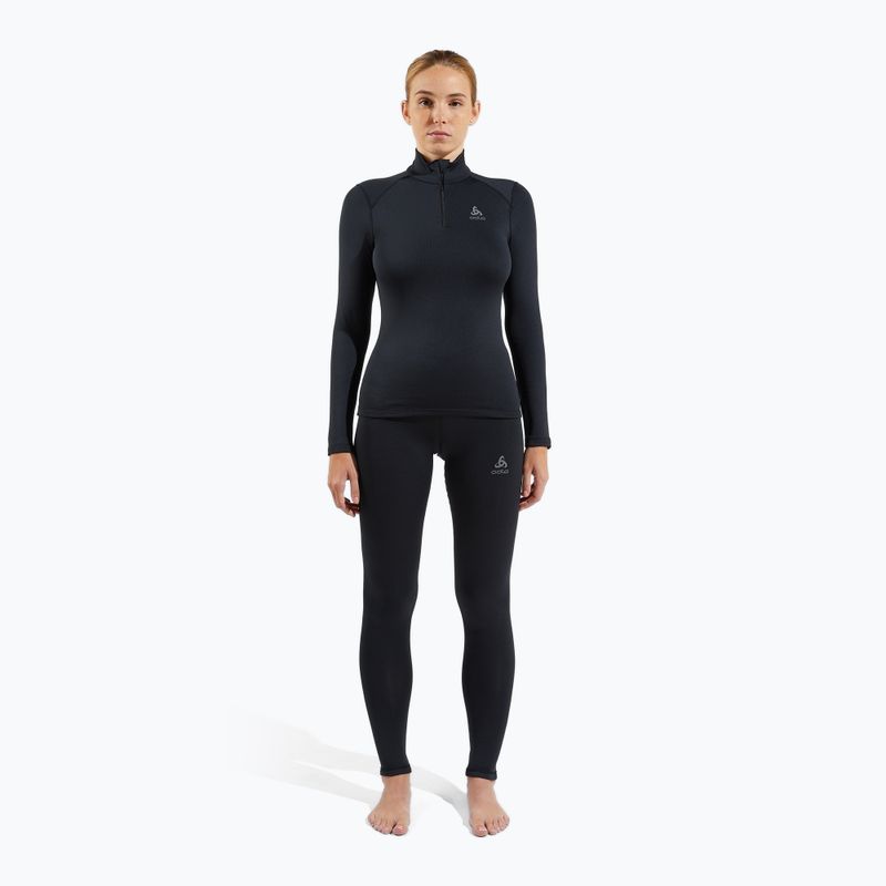 Dámské termo tričko Longsleeve ODLO Fundamentals Active Warm Bl Top Turtle Neck black 2