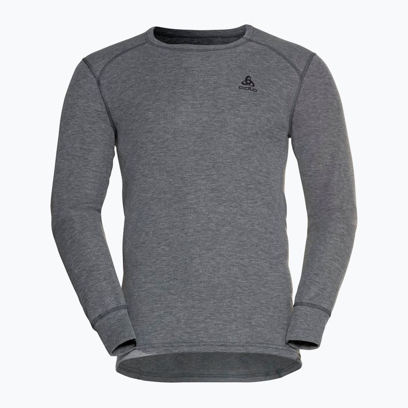 Pánská termoakční mikina ODLO Active Warm Bl Top Crew Neck odlo steel grey melange 4