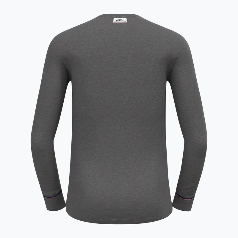 Pánská termoakční mikina ODLO Active Warm Originals Bl Top Crew Neck odlo steel grey melange 6