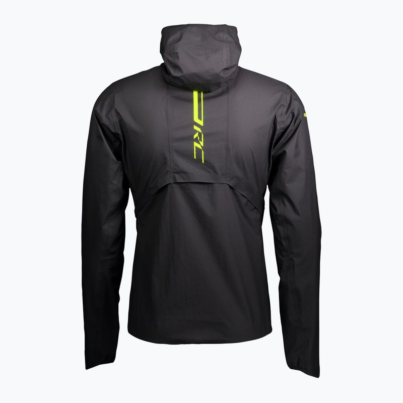 Pánská běžecká bunda SCOTT RC Run Waterproof black/yellow 2