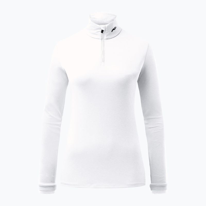 Dámská lyžařská bunda KJUS Feel Midlayer Half Zip white