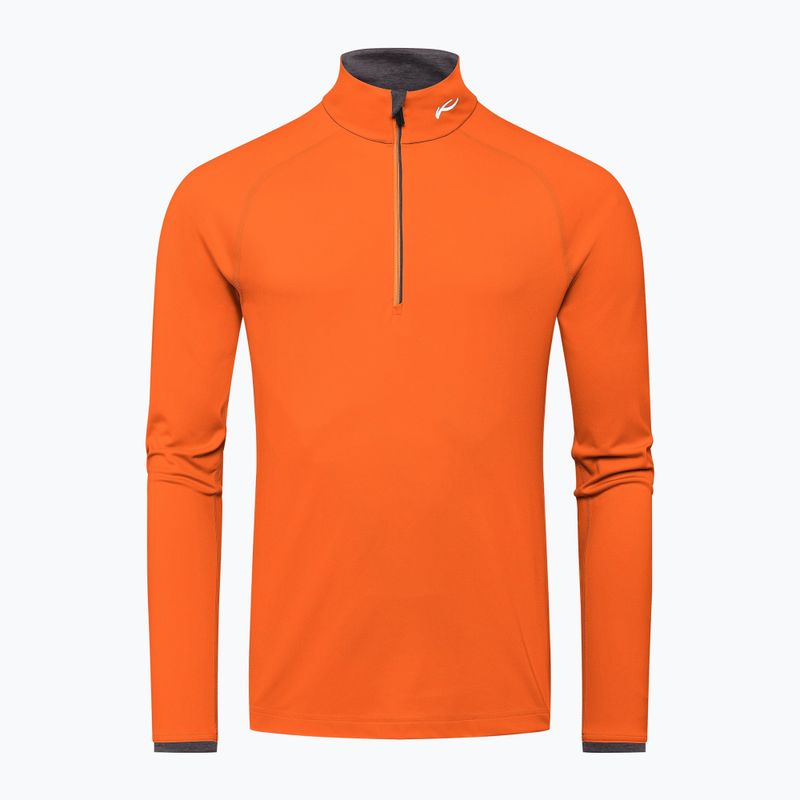 Pánská lyžařská mikina KJUS Feel Midlayer Half Zip kjus orange