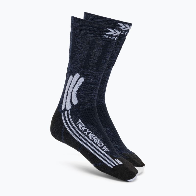Dámské ponožky X-Socks Trek X Merino midnight blue/arctic white