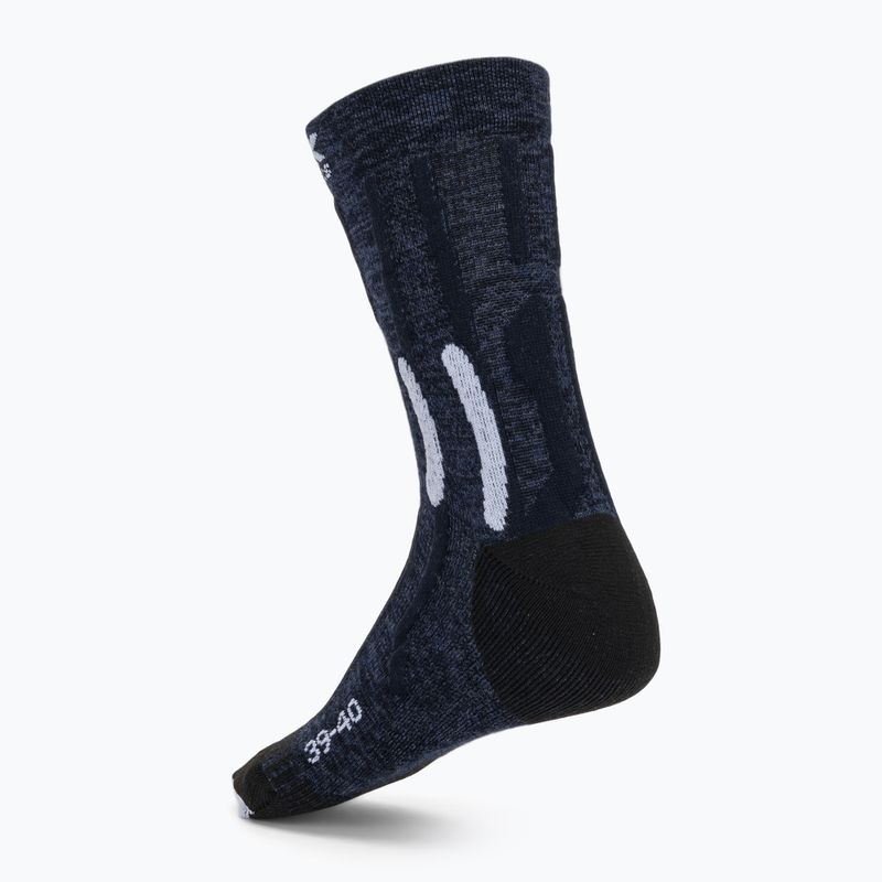 Dámské ponožky X-Socks Trek X Merino midnight blue/arctic white 2