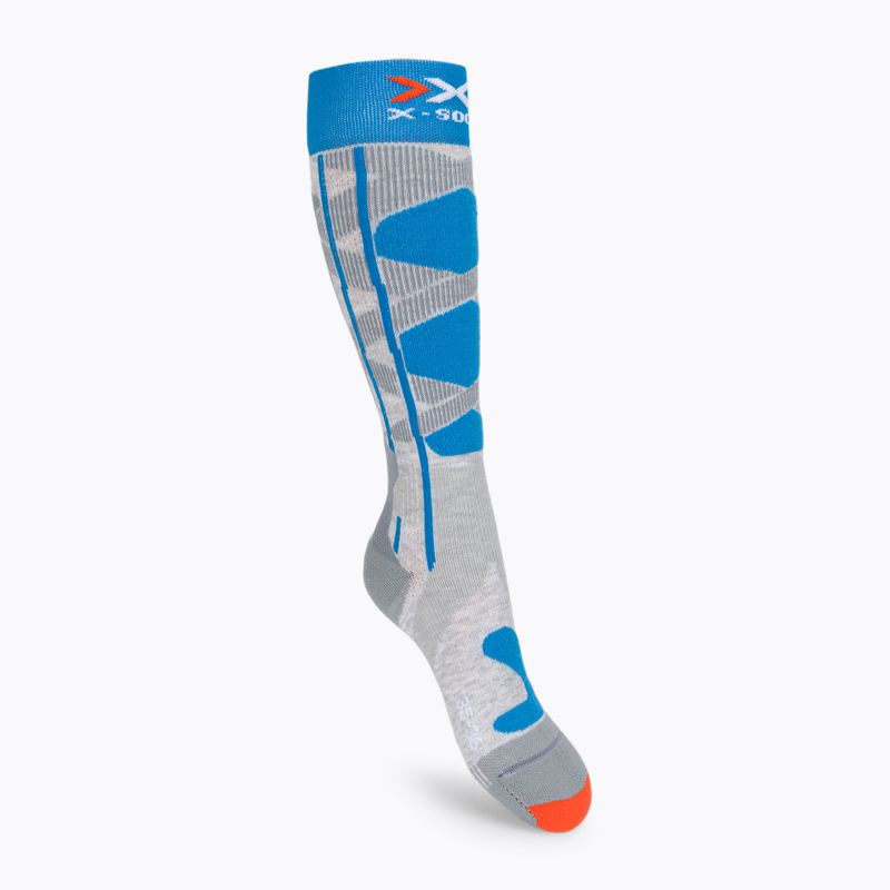 Dámské lyžařské ponožky X-Socks Ski Control 4.0 šedo-modré XSSSKCW19W 2