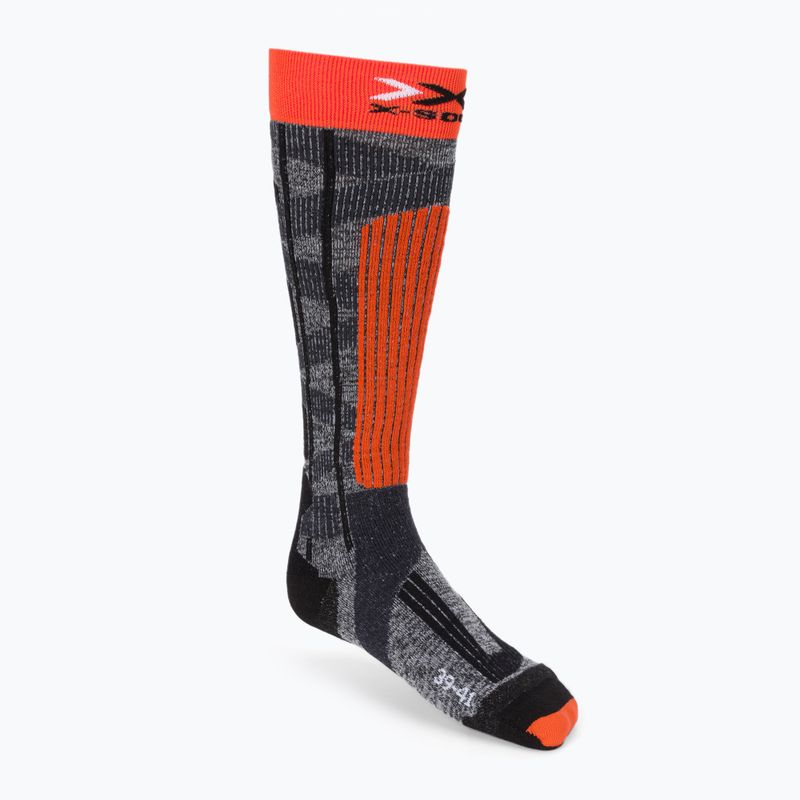 Lyžařské ponožky X-Socks Ski Rider 4.0 šedé XSSSKRW19U