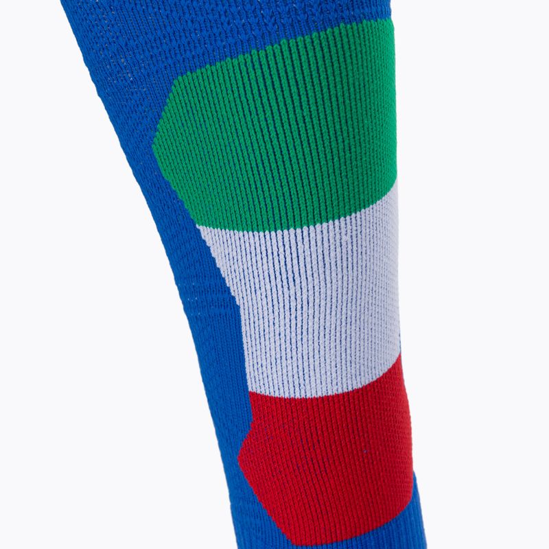 Lyžařské ponožky X-Socks Ski Patriot 4.0 Italy modré XSSS45W19U 4