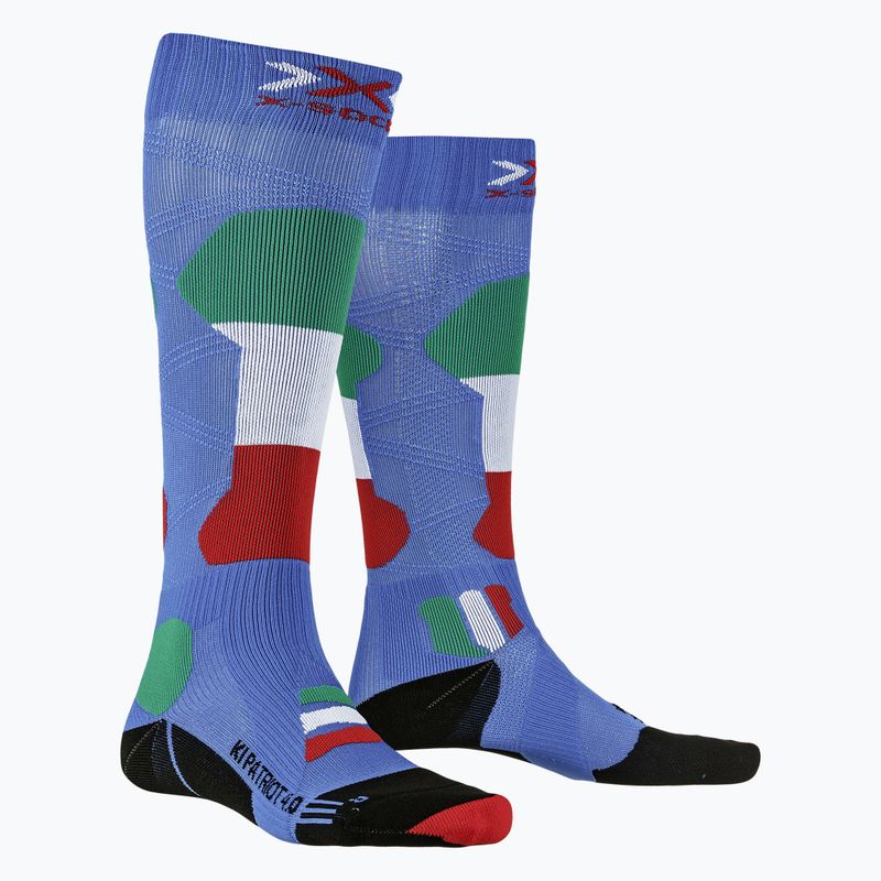 Lyžařské ponožky X-Socks Ski Patriot 4.0 Italy modré XSSS45W19U 5