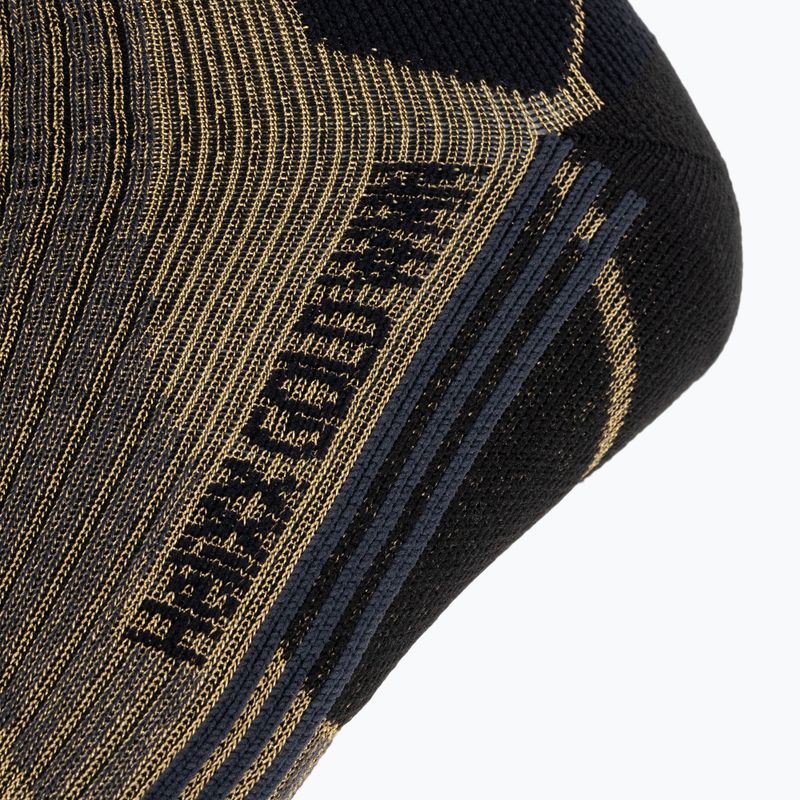 Lyžařské ponožky X-Socks Helixx Gold 4.0 hnědé XSSSXXW19U 3