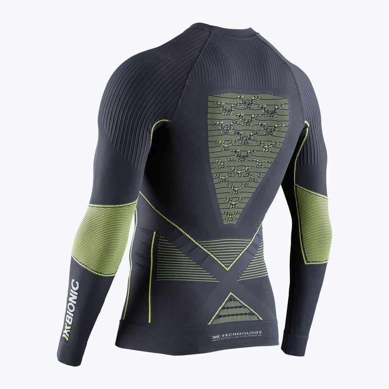Pánská termoakční mikina X-Bionic Energy Accumulator 4.0 charcoal/yellow 2