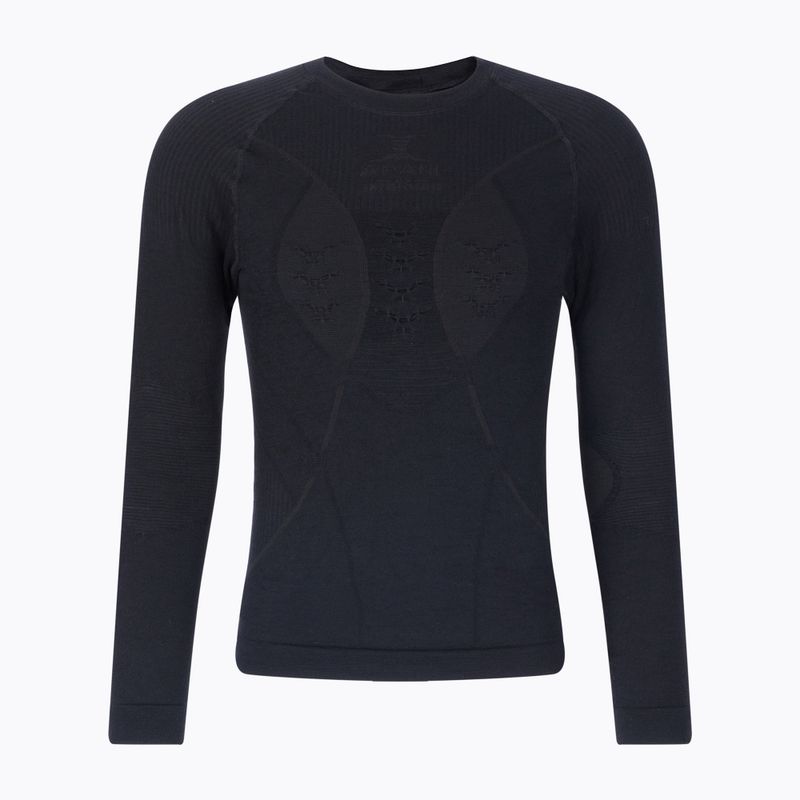 Pánská termoakční mikina X-Bionic Apani 4.0 Merino black/black