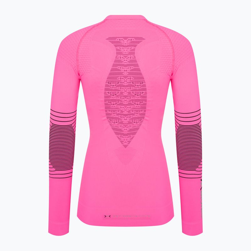 Dámský longsleeve termo tričko X-Bionic Energizer 4.0 neon flamingo/anthracite 2