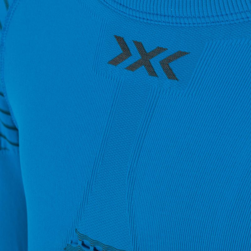 Dětská termoakční mikina X-Bionic Invent 4.0 LS teal blue/anthracite 3