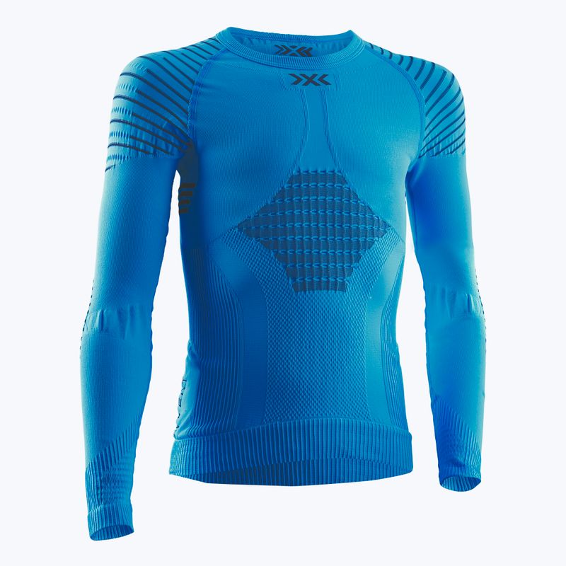 Dětská termoakční mikina X-Bionic Invent 4.0 LS teal blue/anthracite 6
