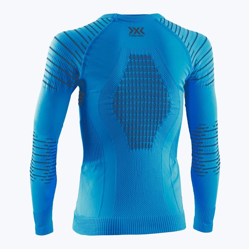 Dětská termoakční mikina X-Bionic Invent 4.0 LS teal blue/anthracite 7