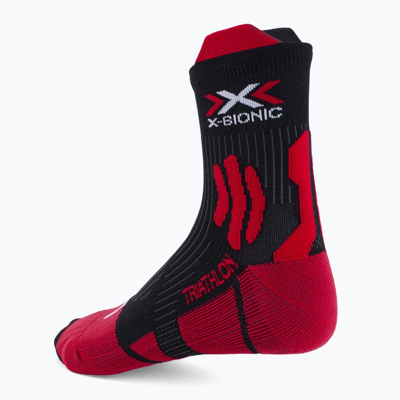 Pánské běžecké ponožky X-Bionic Triathlon 4.0 Red/Black ND-IS01S21U-R018 2