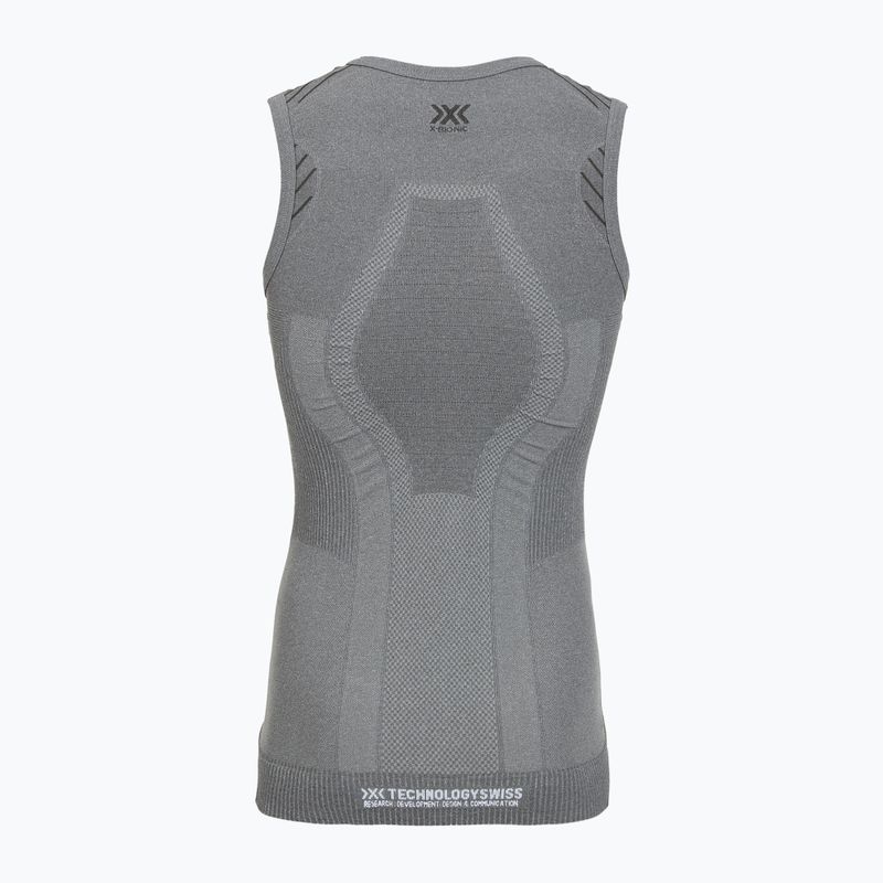 Pánské termo tričko X-Bionic Invent 4.0 Lt Singlet Grey Melange/Anthracite 2