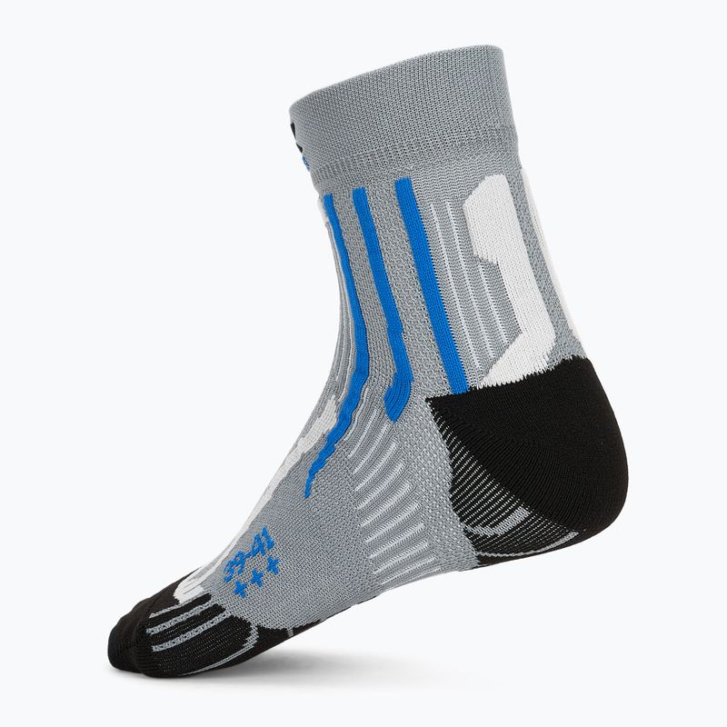 Pánské běžecké ponožky X-Socks Run Speed Two 4.0 pearl grey/invent blue 2
