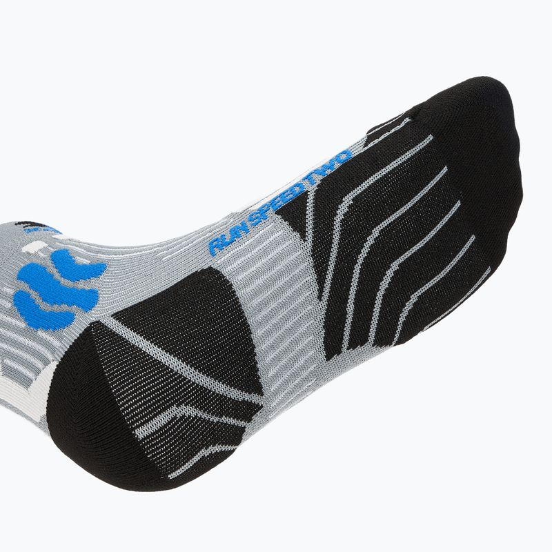 Pánské běžecké ponožky X-Socks Run Speed Two 4.0 pearl grey/invent blue 4