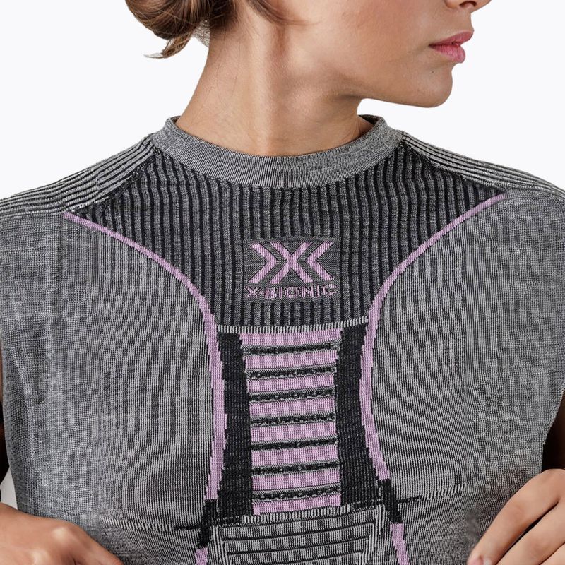 Dámská termomikina X-Bionic Merino black/grey/magnolia 4