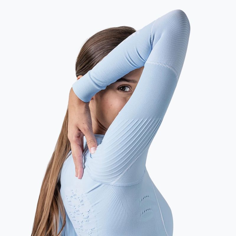 Dámská termoakční mikina X-Bionic Energy Accumulator 4.0 LS ice blue/arctic white 6