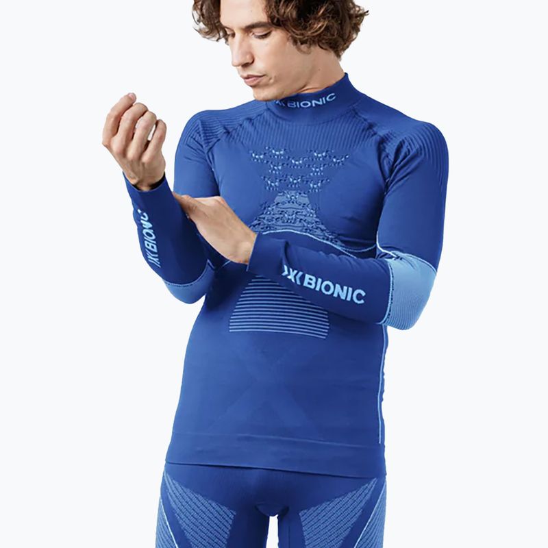 Pánská termomikina X-Bionic Energy Accumulator 4.0 Turtle Neck navy/blue