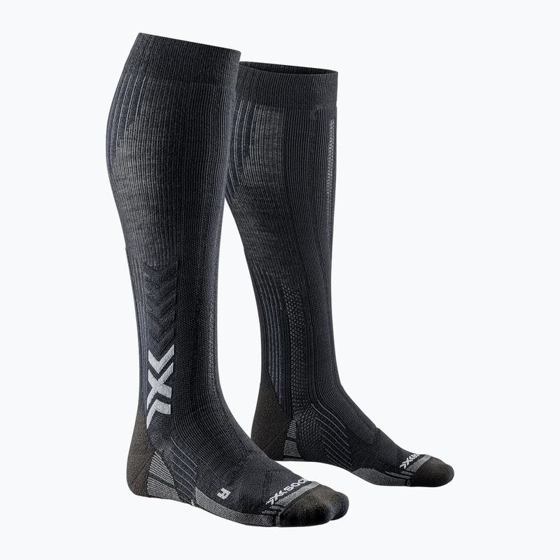 Trekové ponožky X-Socks Mountain Expert Merino Otc black/charcoal  4