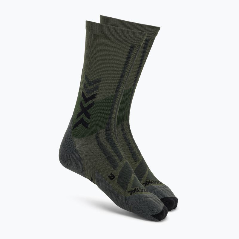 Ponožky X-Socks Hike Discover Crew green/black