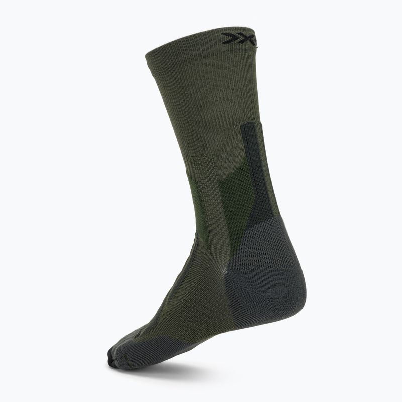 Ponožky X-Socks Hike Discover Crew green/black 2