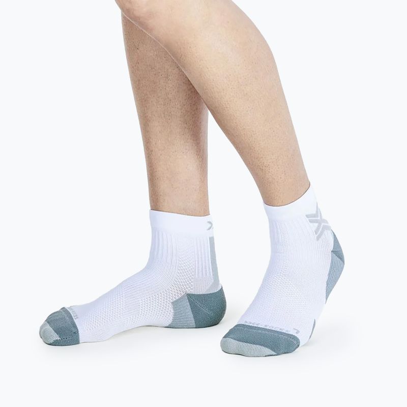 Ponožky X-Socks Run Discover Ankle arctic white/pearl grey 2