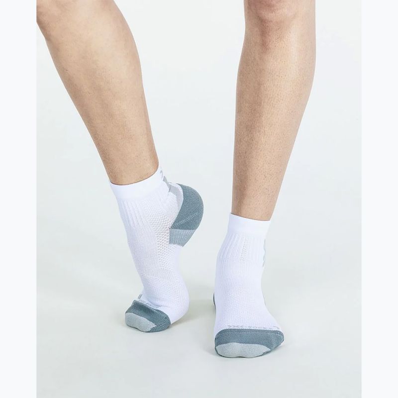 Ponožky X-Socks Run Discover Ankle arctic white/pearl grey 3
