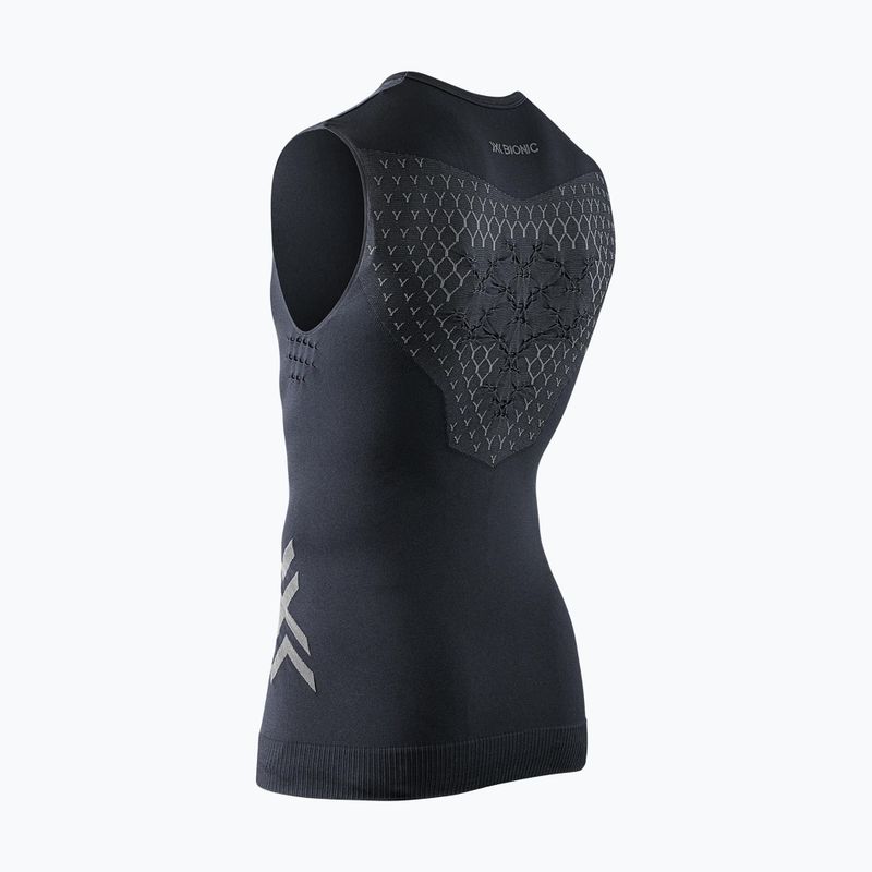 Pánská běžecká tričko X-Bionic Twyce Run Singlet black/charcoal 2