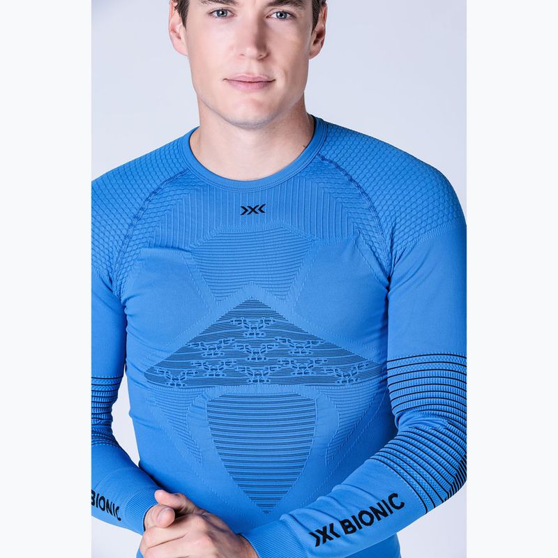 Pánské termo tričko longsleeve X-Bionic Energizer 4.0 blossom blue/black 3