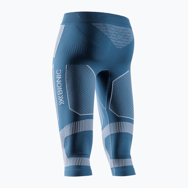 Dámské termokalhoty  X-Bionic Energy Accumulator Light Pants 3/4 mineral blue/arctic white 2