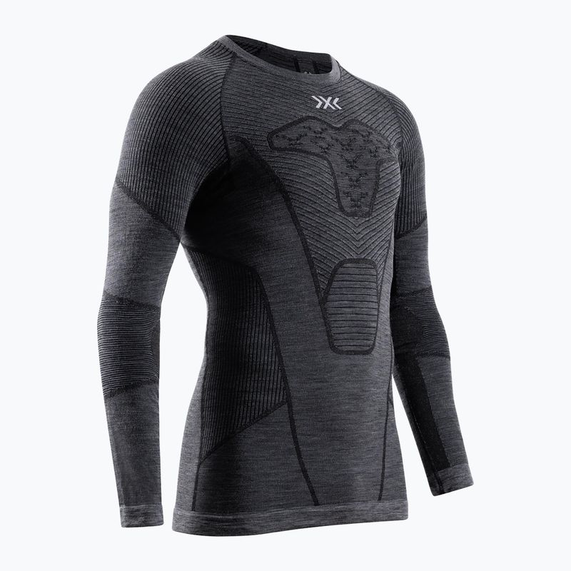 Pánská termoakční mikina X-Bionic Symbio Merino Shirt rhino grey